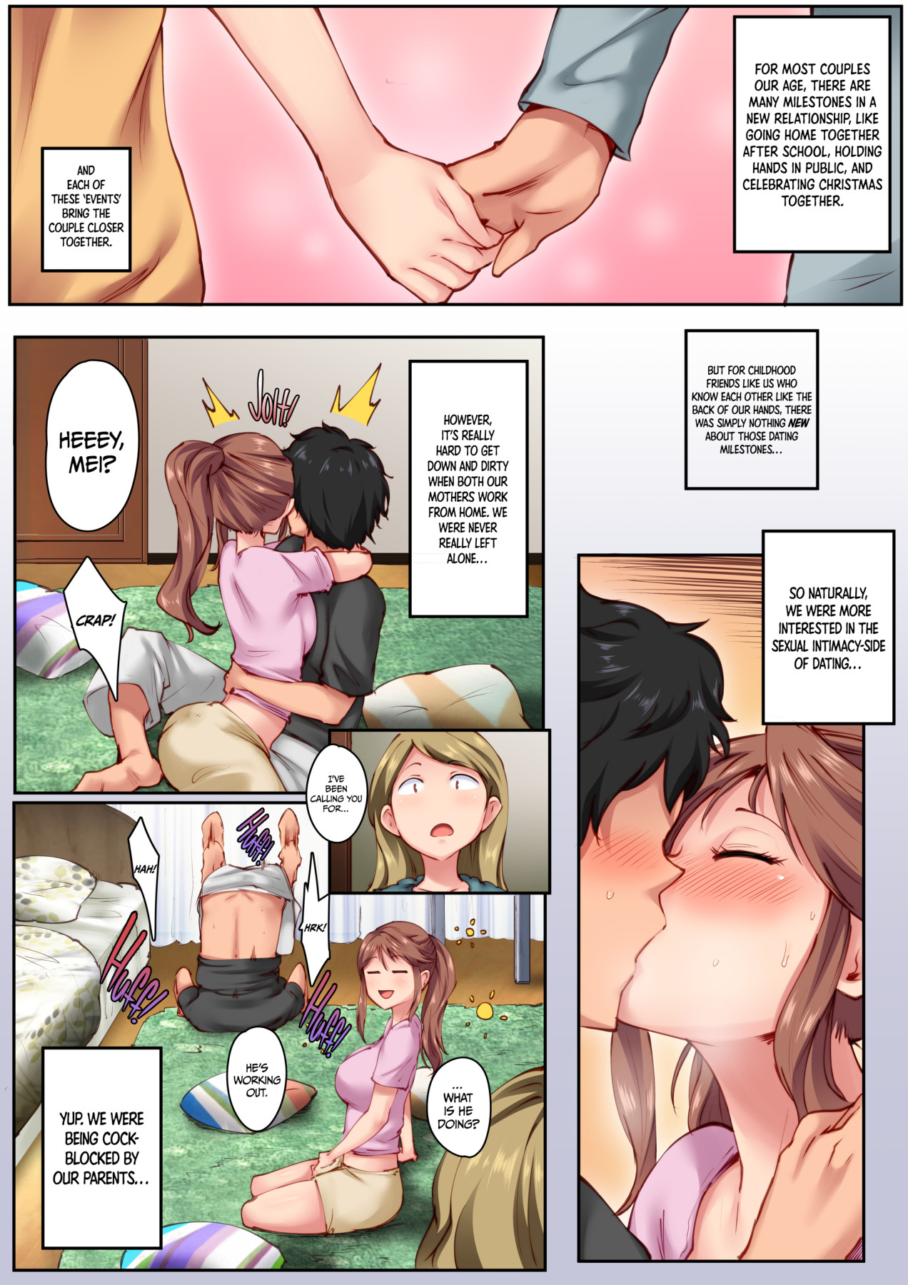 Hentai Manga Comic-Home Alone Romp With My Childhood Friend-Read-4